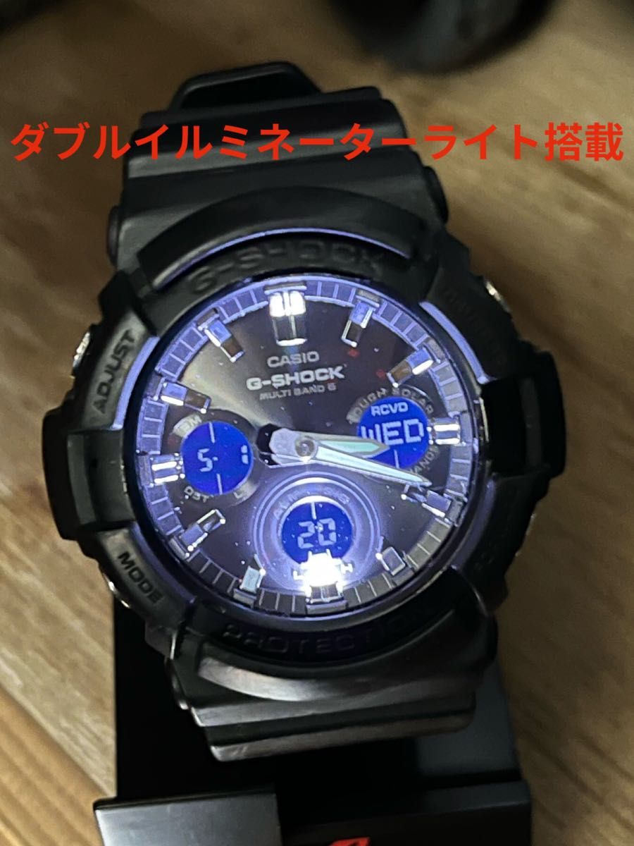 CASIO G-SHOCK 人気のビッグフェイス ソーラー電波 ダブル CASIO G-SHOCK 人気のビッグフェイス ソーラー電波 ダブル
