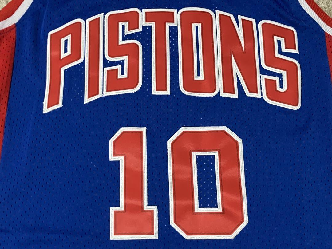 【訳あり】 NBA RODMAN #10 デニス・ロッドマン PISTONS デトロイト・ピストンズ ユニフォーム バッドボーイズ ゲームシャツ_画像4