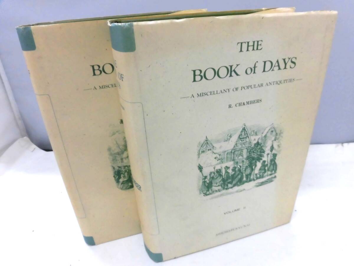 D5S　洋書　THE BOOK OF DAYS a miscellany of popular antiquities R.Chambers_画像1