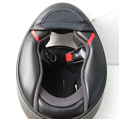 【格安】1,000円～ SHOEI ショウエイ GT-Air フルフェイスヘルメット ブラック系 サイズL(59cm）PSCマーク無し [M5137] の画像9