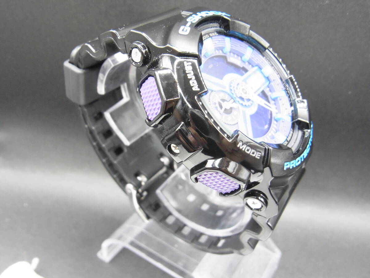  used wristwatch 404[CASIO]GA-110HC Hyper Colors hyper color z purple G-SHOCK G shock 