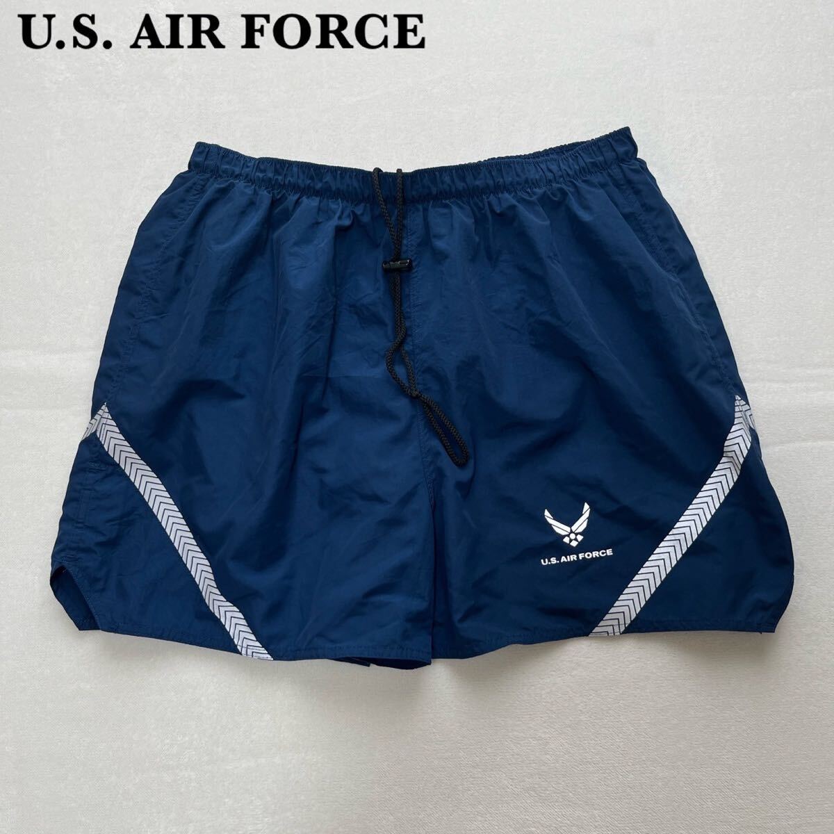 【デッドストック】U.S. AIRFORCE アメリカ空軍 トレーニングショーツ_画像1