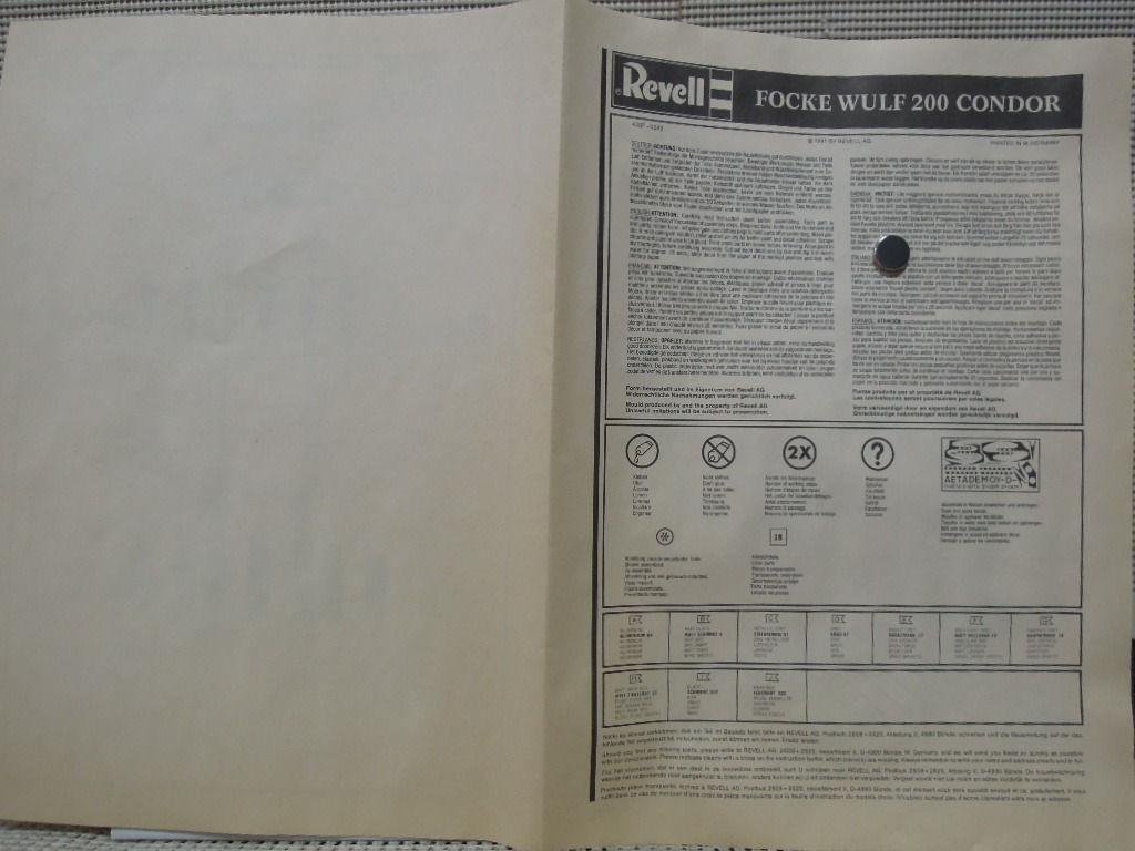 Revell 1/72 Focke Wulf Fw200 Condor_画像9
