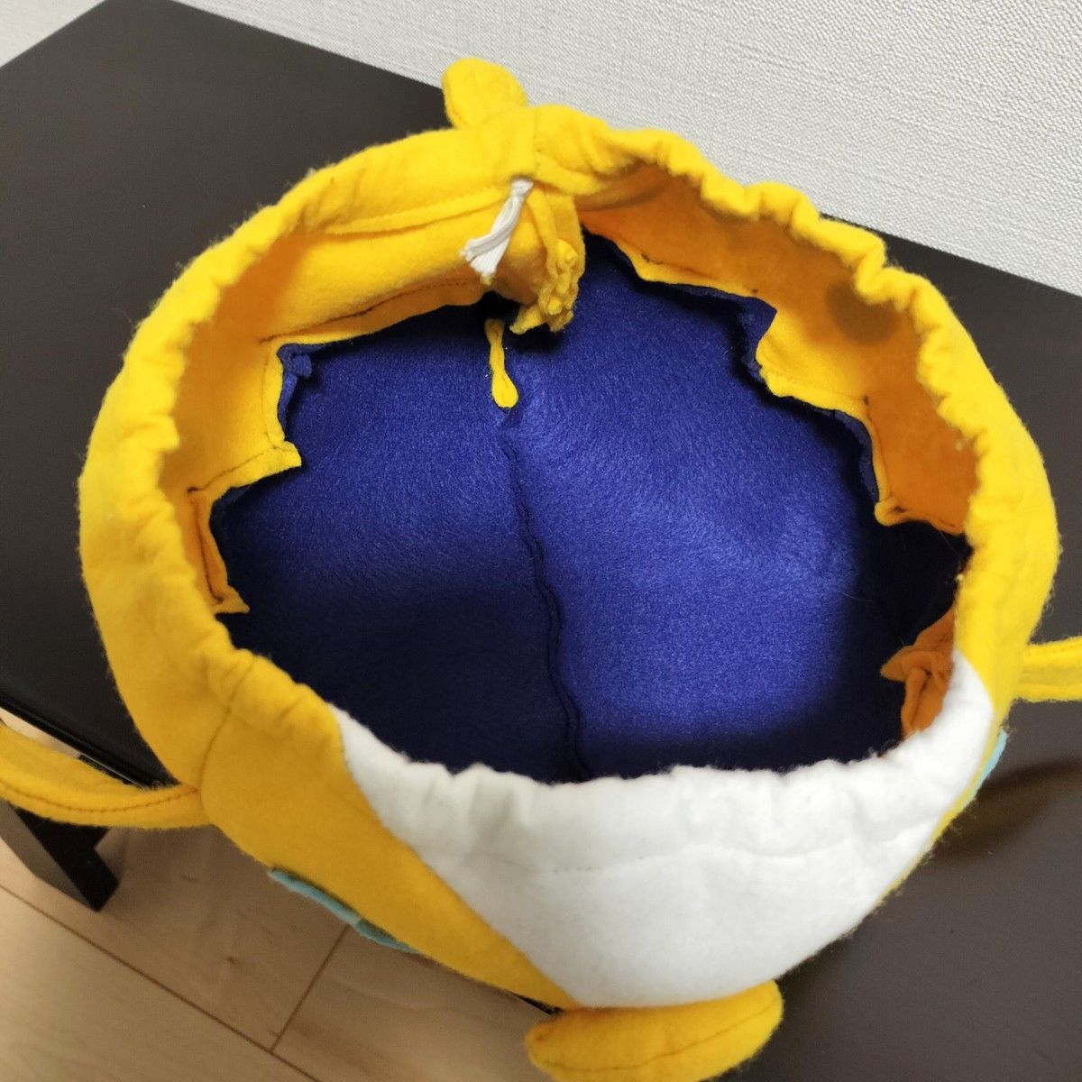 ★即日発送★　ハコフグの帽子（青色）【大人サイズ】　ハンドメイド　水族館　コスプレ　さかなクン　サカナスター　発表会　魚つり