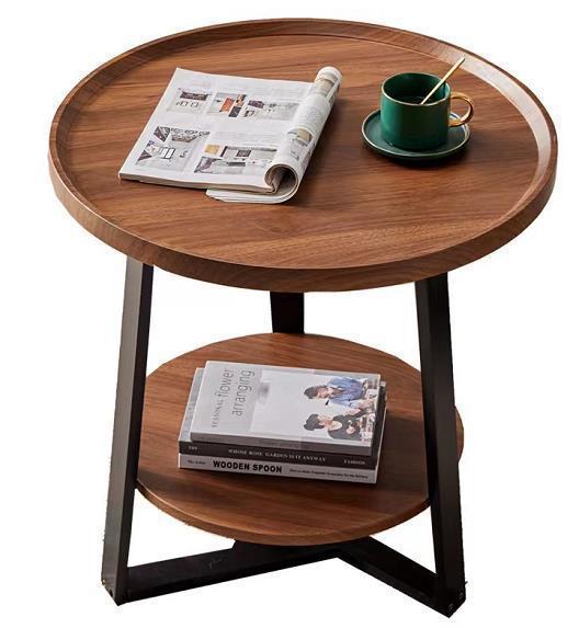  высокое качество боковой стол круг форма загородный дом стол ночной столик living Северная Европа из дерева кофе стол роскошь 