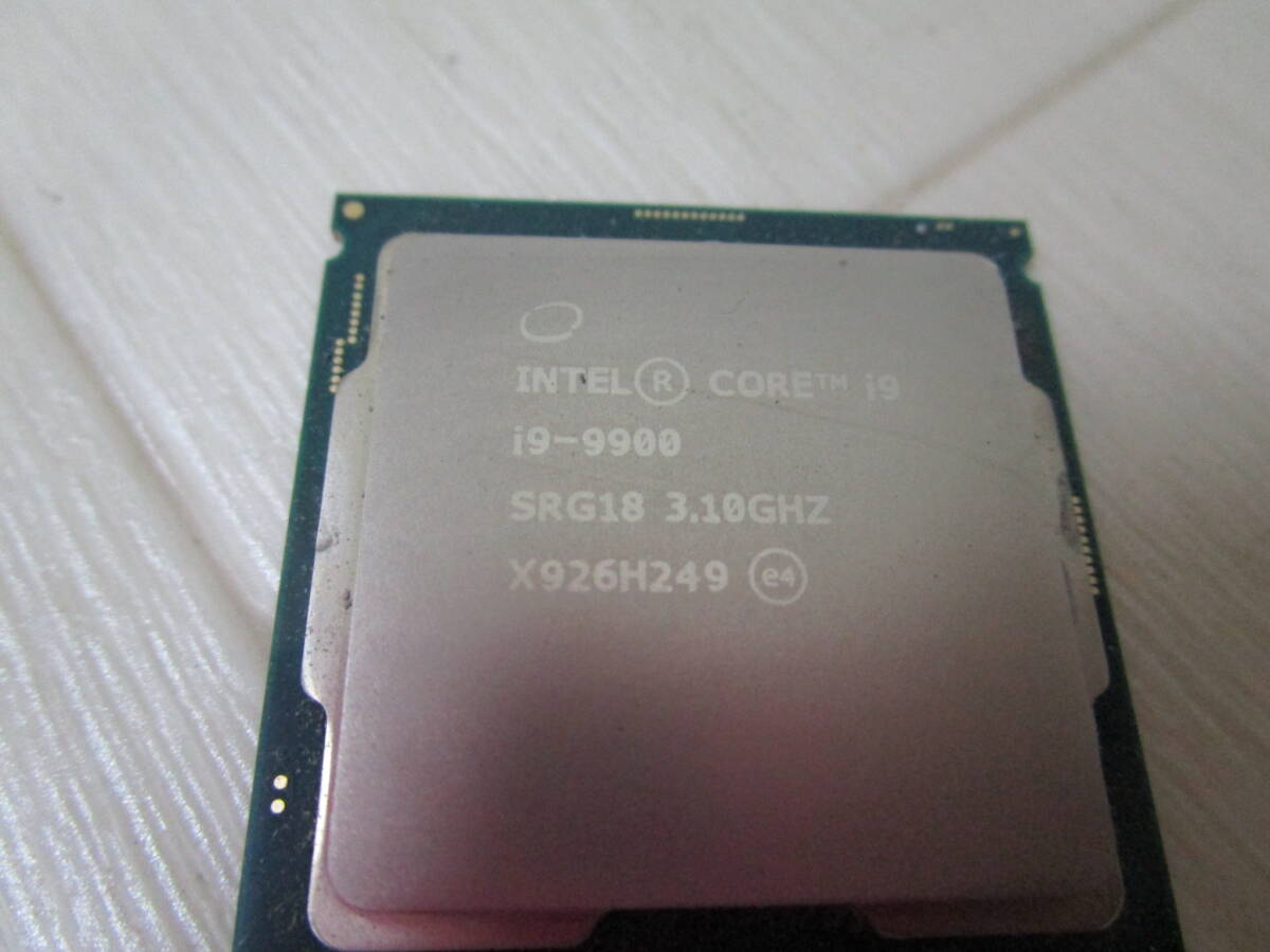 Intel CPU Core i9 9900 8コア16スレッド 3.10GHZ SRG18 CPU_画像2