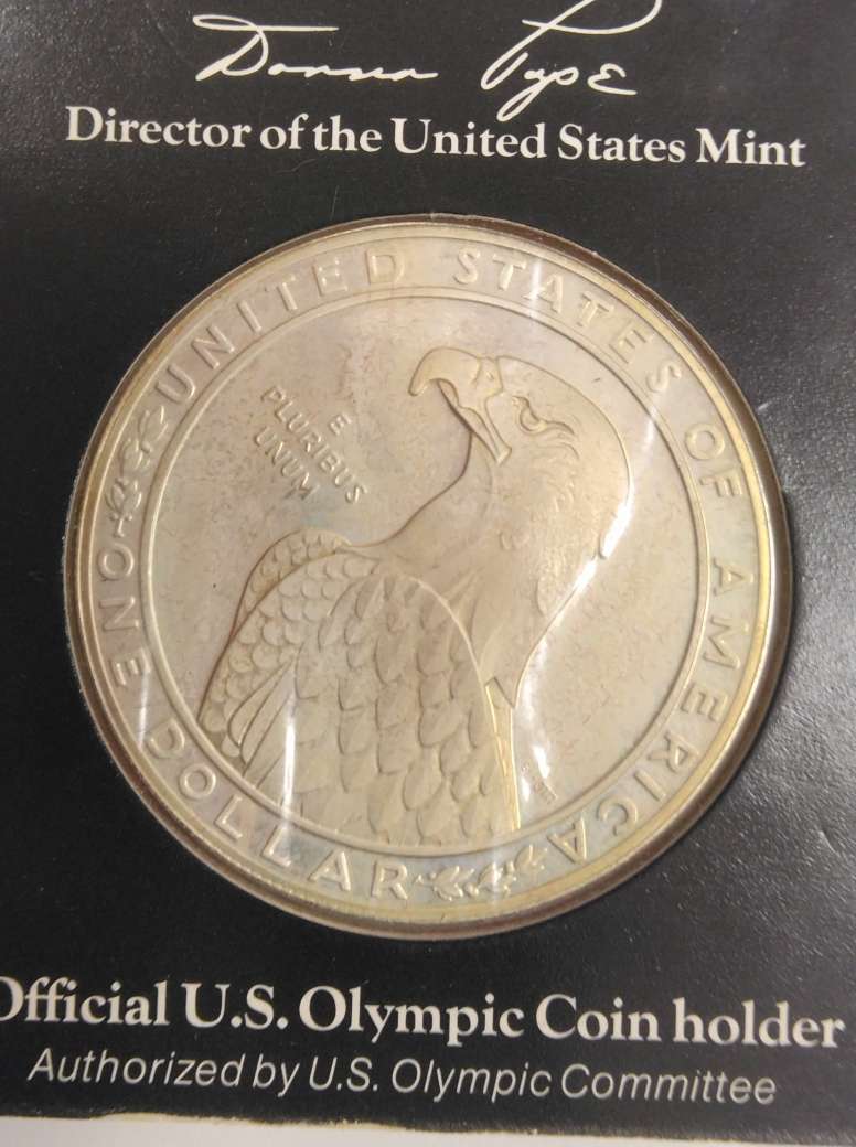 ◆◇#17389 1983年 ロサンゼルス オリンピック 1ドル 銀貨 プルーフコイン 記念硬貨◇◆_画像3