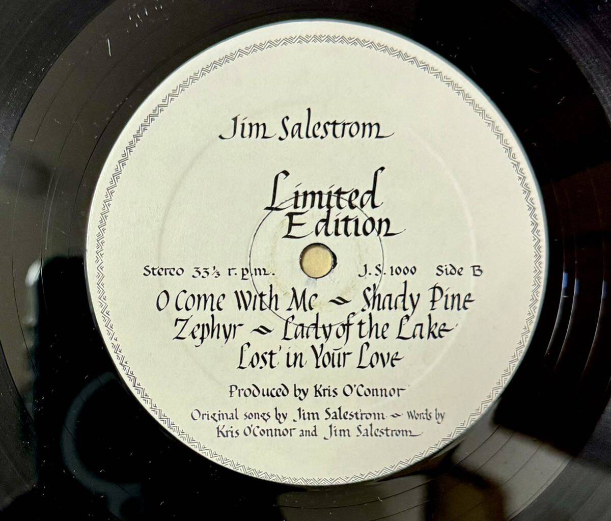 Jim Salestrom Limited Edition (1981) / US フォークサイケ / 自主フォーク / FOLK / ROCK / PSYCH / Bluegrass / BLUES /プログレの画像6