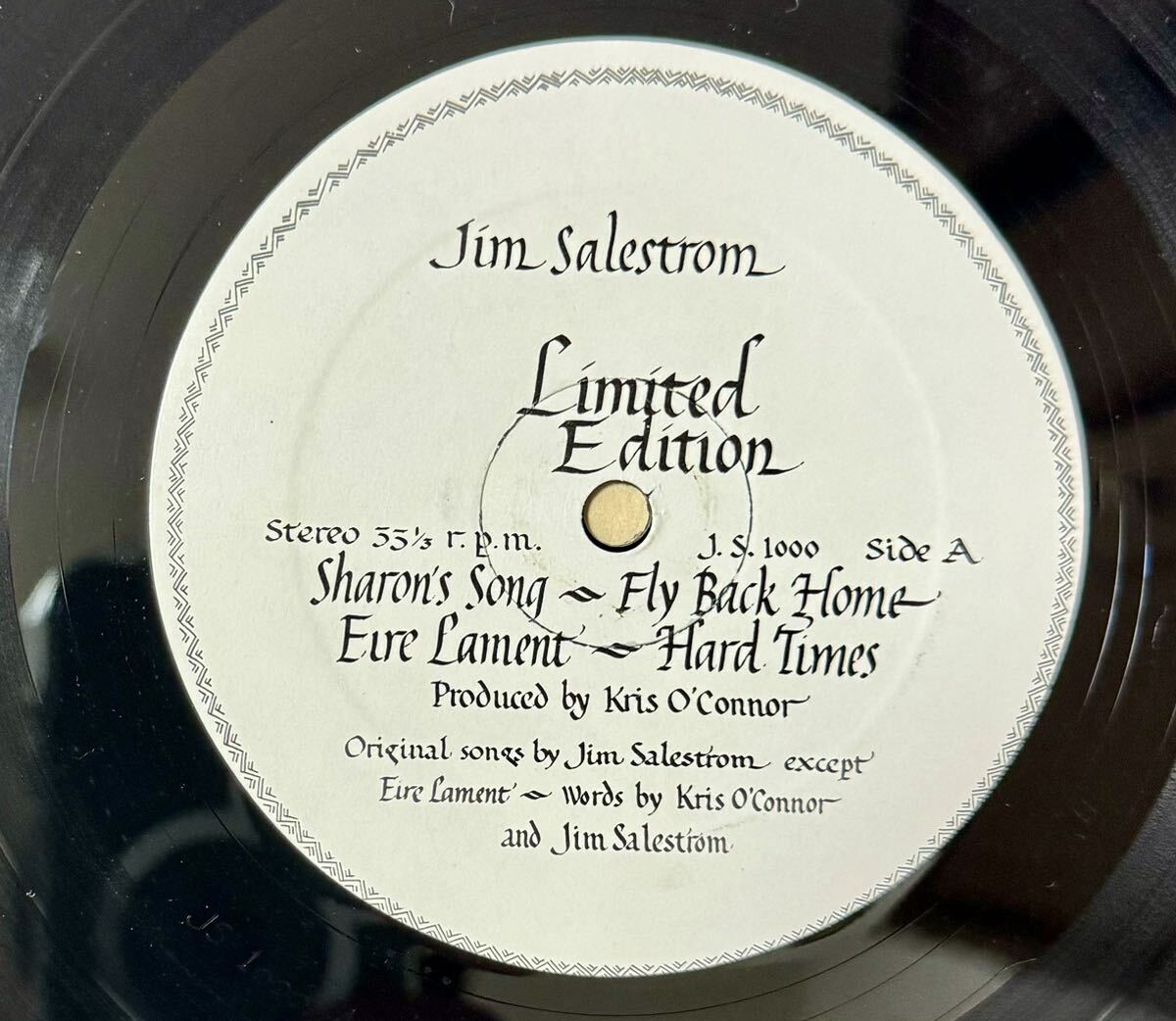 Jim Salestrom Limited Edition (1981) / US フォークサイケ / 自主フォーク / FOLK / ROCK / PSYCH / Bluegrass / BLUES /プログレの画像5
