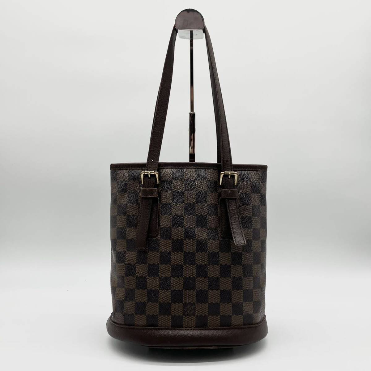 1円〜 LOUIS VUITTON ルイヴィトン　ダミエ エベヌ マレ トートバッグ ショルダーバッグ 肩掛け　ワンショルダー　_画像1