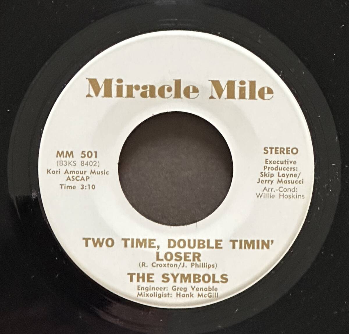 The Symbols - Never Come Back / Two Time, Double Timin' Loser_画像2