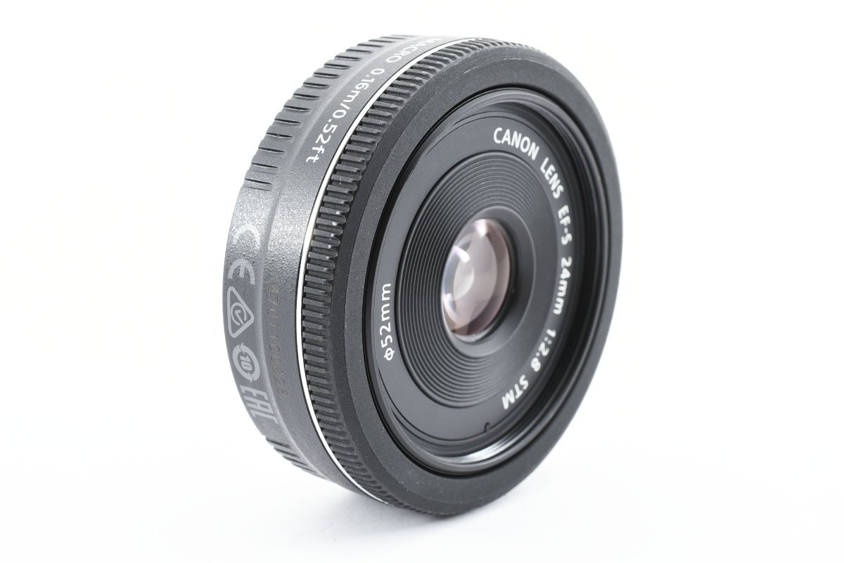 CANON EF-S 24mm f/2.8 STM 薄型パンケーキレンズ [美品] レンズポーチ フィルター付き_画像4