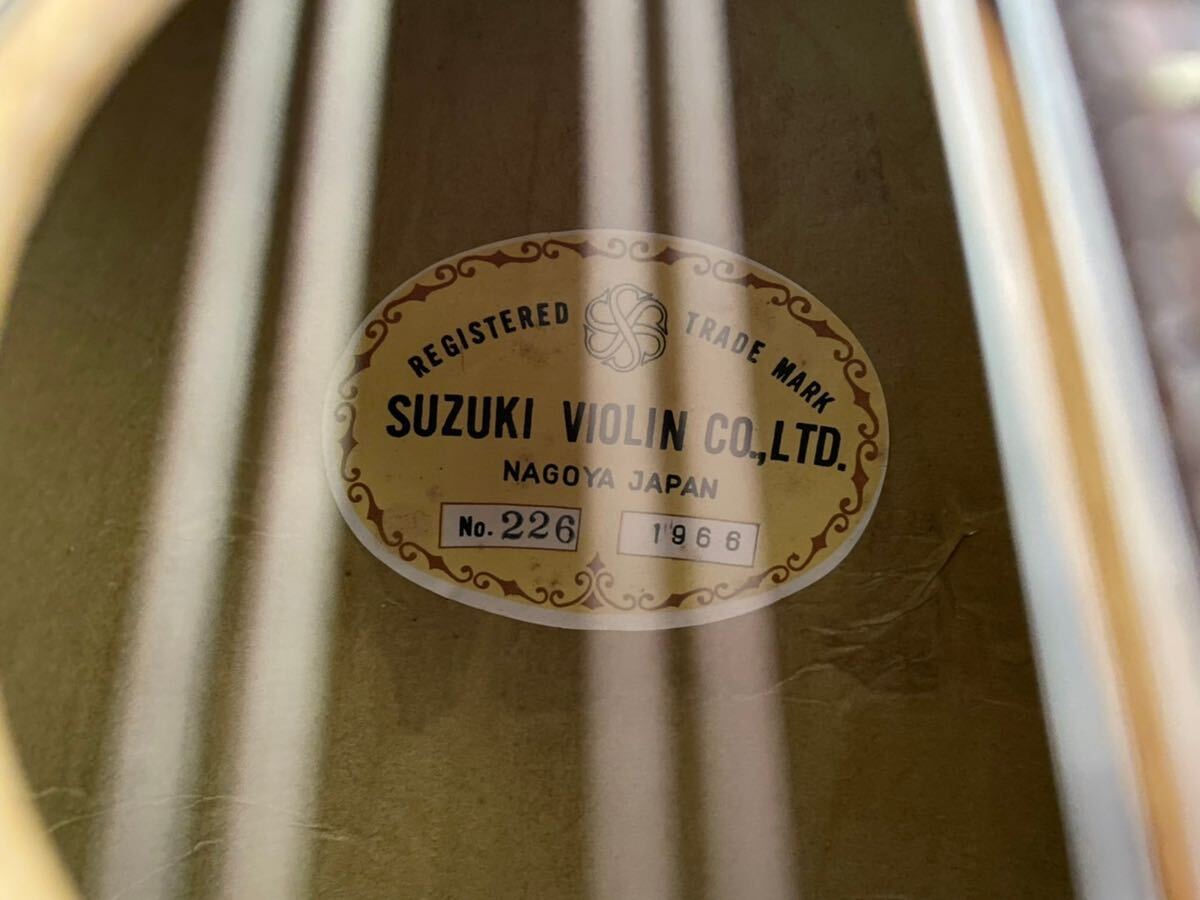 SUZUKI Model No.226 1966年 Mandolin スズキ マンドリン　ハードケース付_画像4