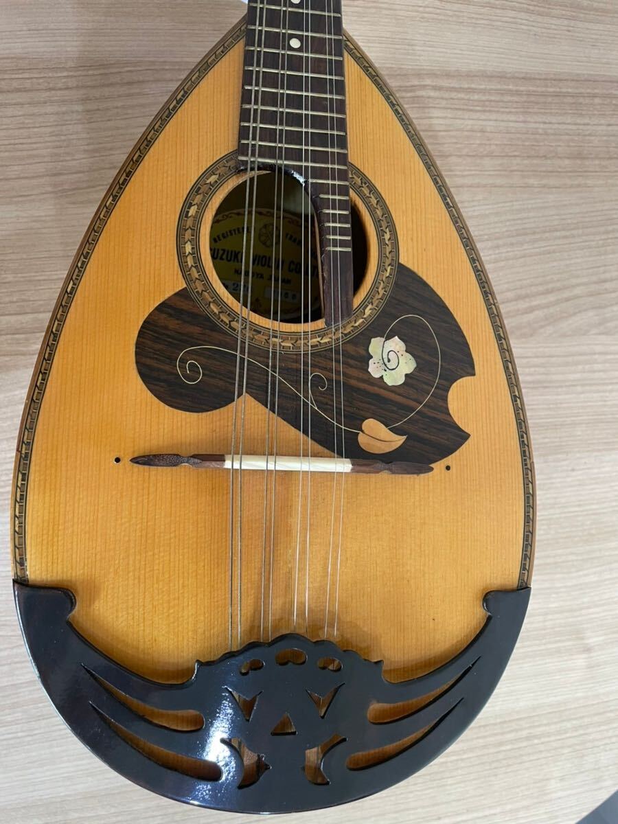 SUZUKI Model No.226 1966年 Mandolin スズキ マンドリン　ハードケース付_画像5