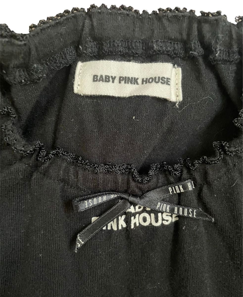 《BABY PINK HOUSE》M(110cm) 黒 ノースリーブ
