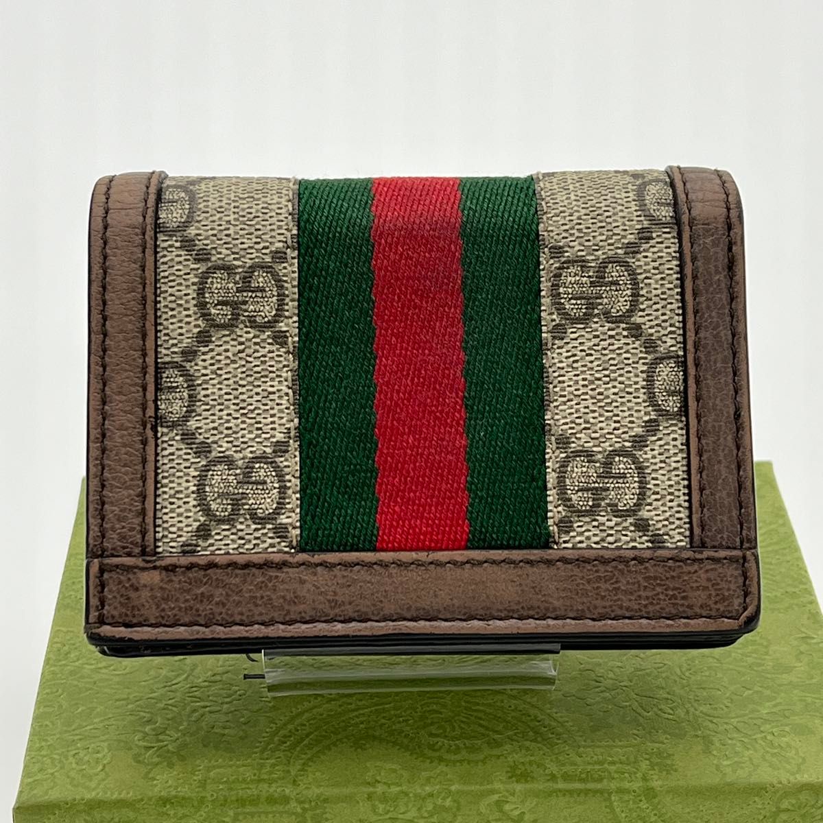 ★極美品★GUCCI 二つ折り財布 オフィディア GGスプリーム マーモント