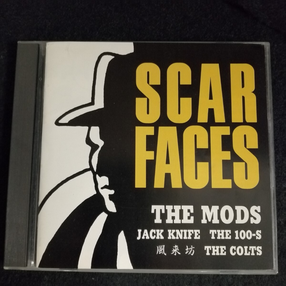 D05 中古CD　SCAR FACES オムニバスインディーズ　SCA 8703 THE MODS JACK KNIFE THE 100-s 風来坊　THE COLTS 森山達也_画像1