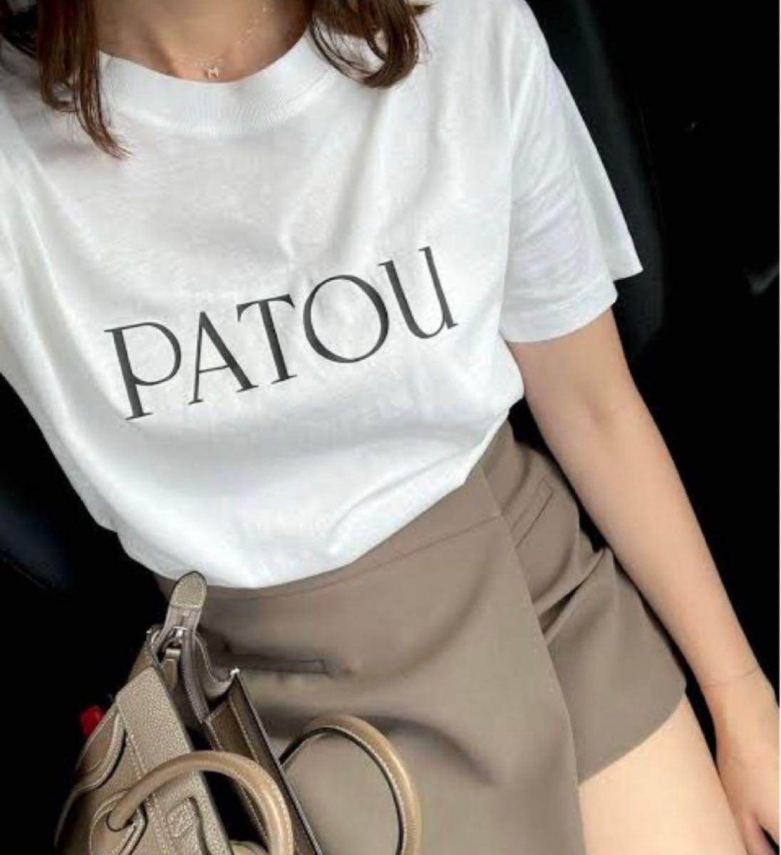 【新品】Patou パトゥ ロゴ Tシャツ ホワイト S 半袖