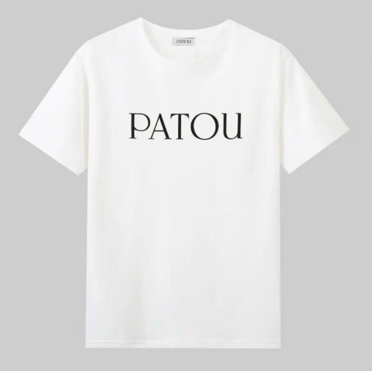 【新品】Patou パトゥ ロゴ Tシャツ ホワイト S 半袖