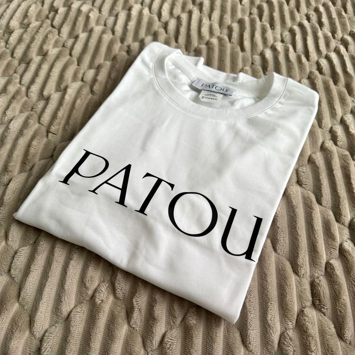 【新品】Patou パトゥ ロゴ Tシャツ ホワイト S 半袖