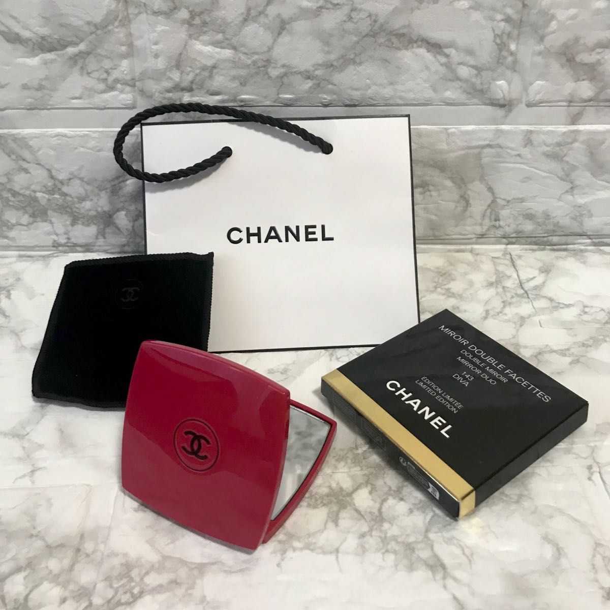 CHANEL シャネル ミロワール ドゥーブル ミラー コンパクト CHANEL シャネル ミロワール ドゥーブル ミラー コンパクト