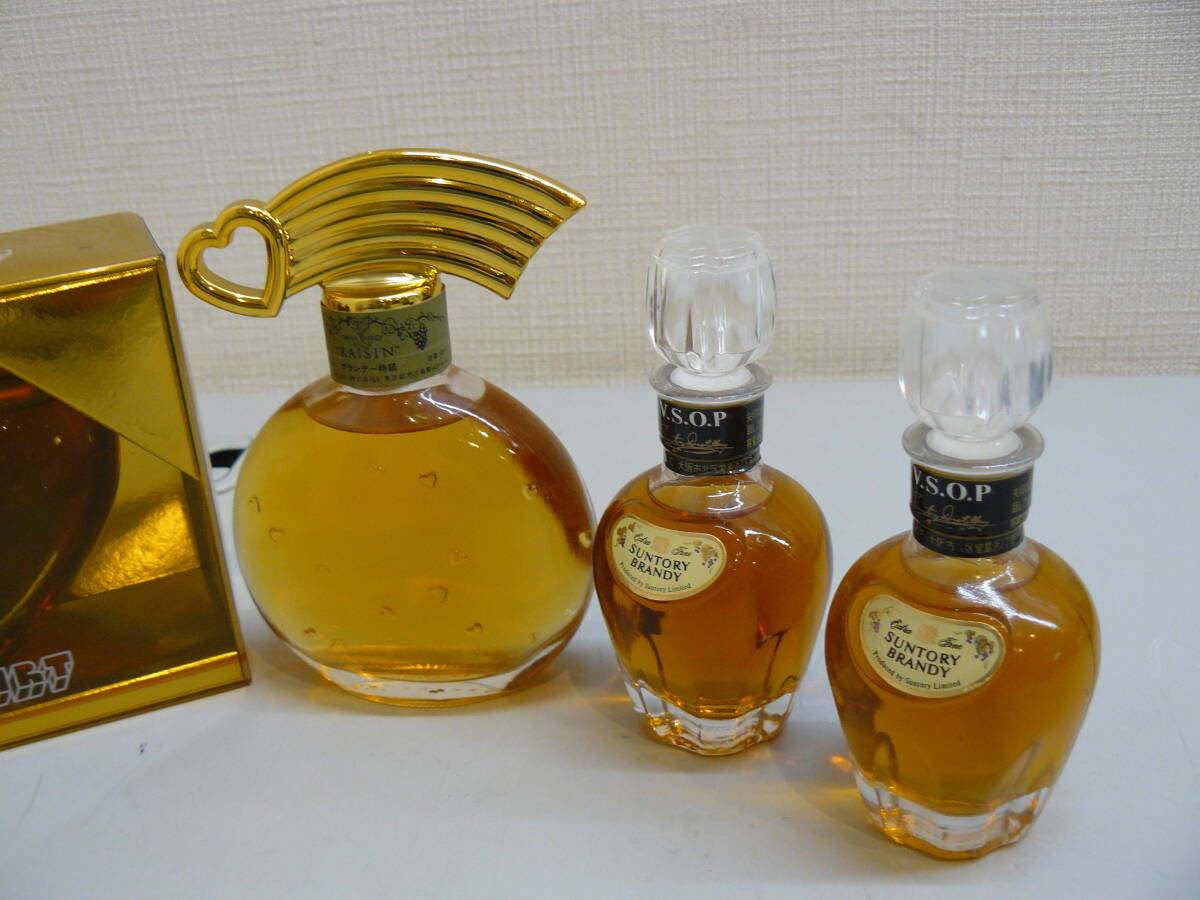 30945A●国産酒ミニボトル ブランデー6本セット SUNTORY NIKKA 50～100ml 古酒 未開栓の画像4