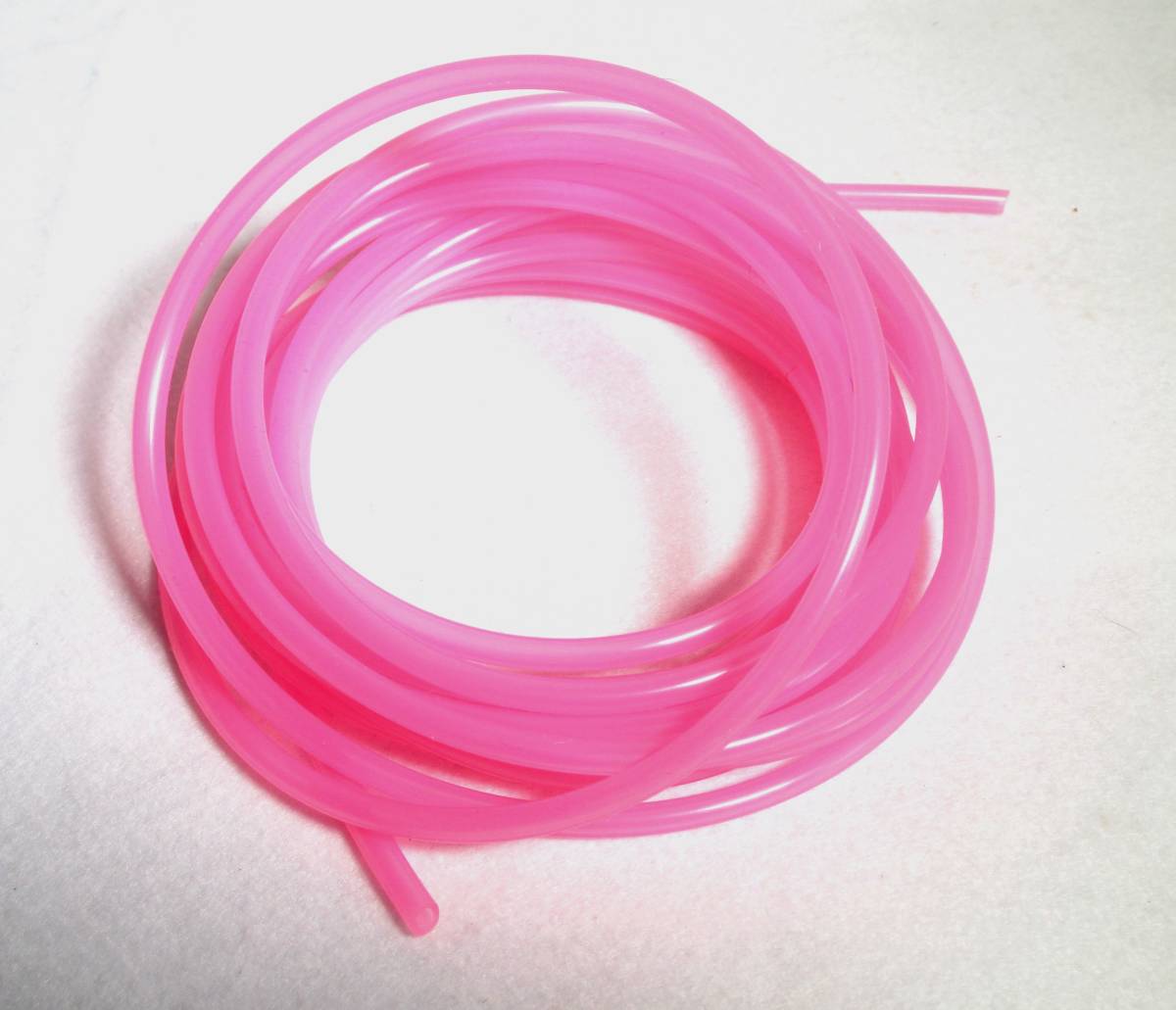 *RGK silicon fuel pipe 5Φ/3Φ glow for pink 1m~ selling by the piece * engine, airplane, helicopter buggy touring 
