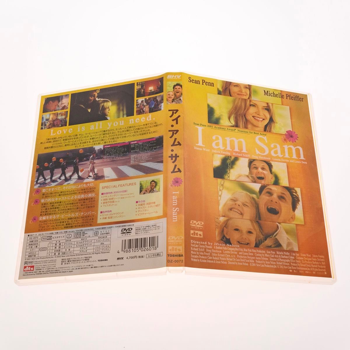 【DVD】I am Sam 初回限定生産 フォトブックレット封入 ショーン・ペン ミシェル・ファイファー DZ-0072
