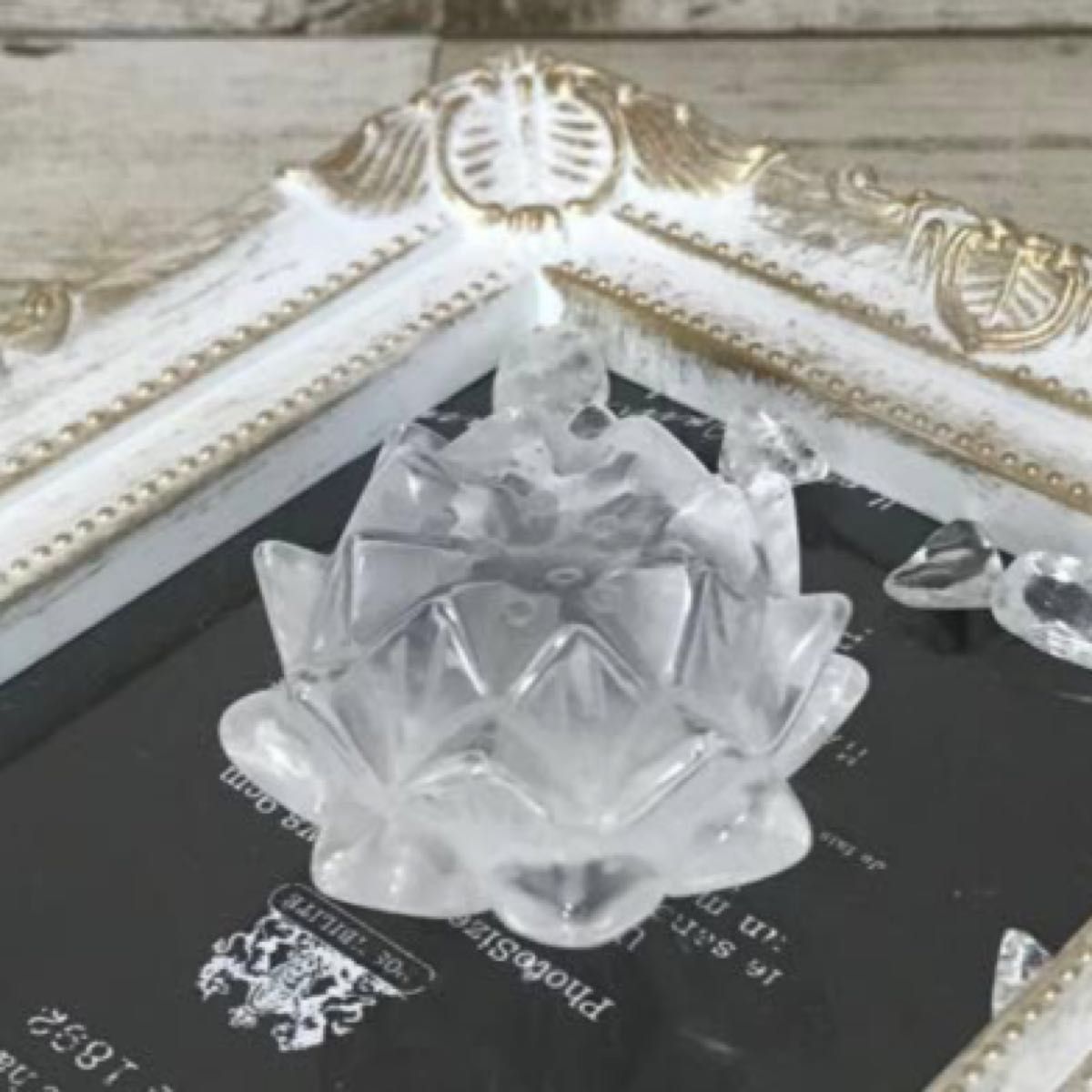 1点のみ 水晶 蓮 スフィアスタンド スフィア 台座 水晶の台座 1点のみ 水晶 蓮 スフィアスタンド スフィア 台座 水晶の台座
