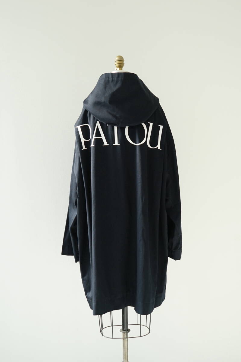 PATOU パトゥ オーガニックコットン オーバーサイズ ロングパーカ フーデットコート size M 0511143_画像2