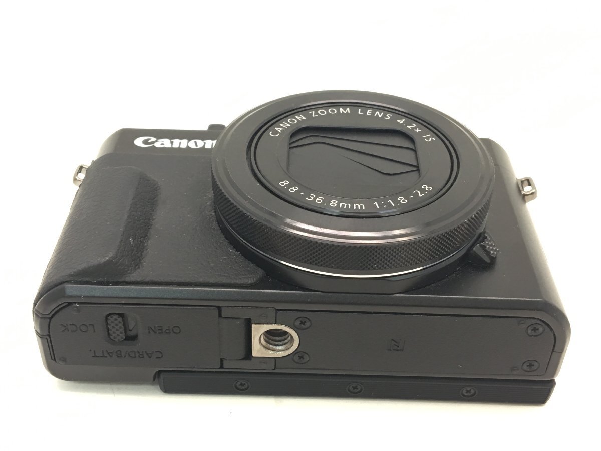 Canon PowerShot G7 X Mark II / ZOOM LENS 4.2x IS 8.8-36.8mm 1:1.8-2.8 コンパクト デジタルカメラ ジャンク 中古【UW040488】_画像4