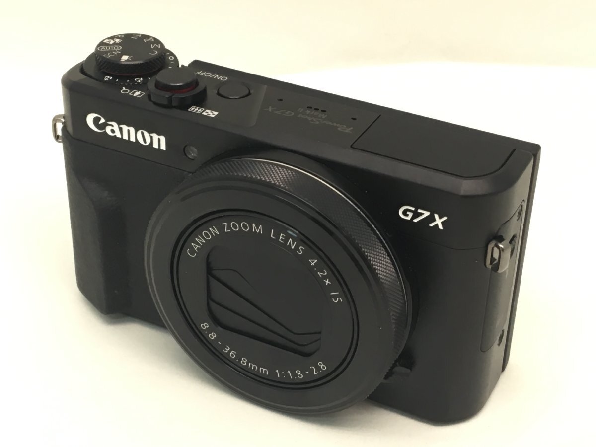 Canon PowerShot G7 X Mark II / ZOOM LENS 4.2x IS 8.8-36.8mm 1:1.8-2.8 コンパクト デジタルカメラ ジャンク 中古【UW040488】_画像1