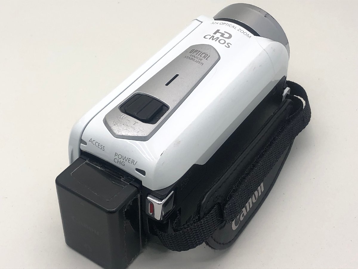 Canon ivIS HF R42 / HD VIDEO LENS 32x ZOOM 2.8-89.6mm 1:1.8 デジタルビデオカメラ 充電器付き ジャンク 中古【UC050009】の画像3