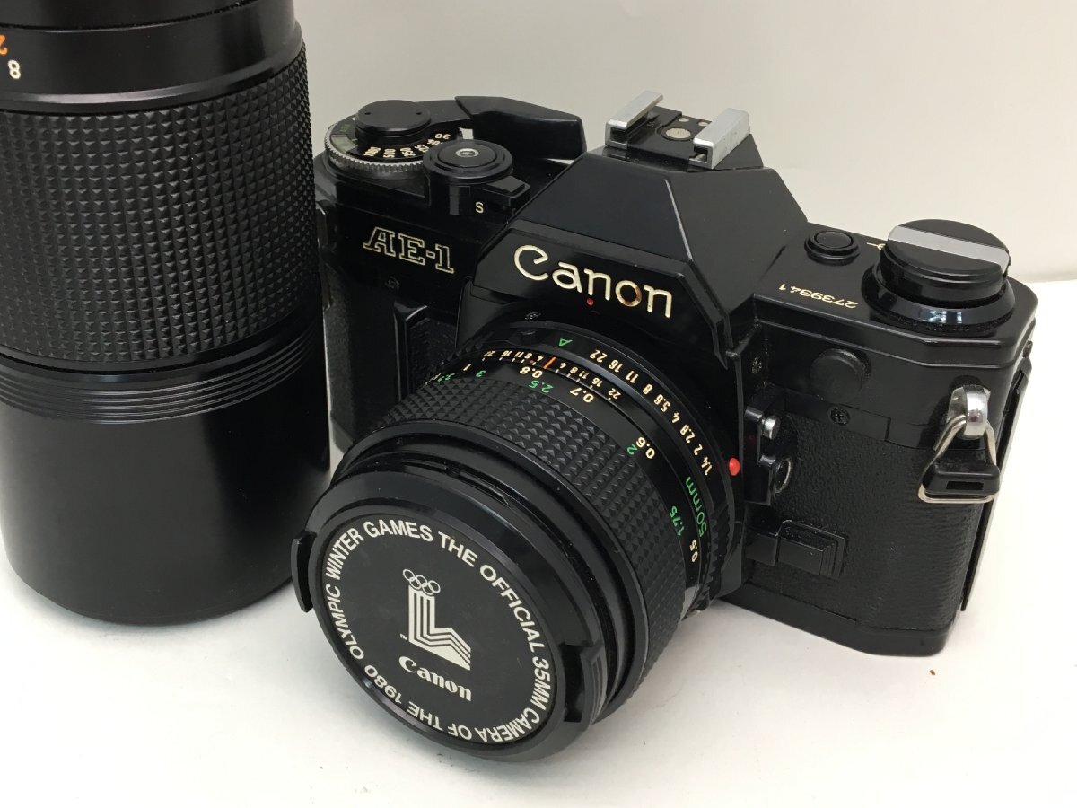 Canon AE-1 / LENS FD 50mm 1:1.4 / 100-200mm 1:5.6 S.C. 一眼レフカメラ レンズ ジャンク 中古【UW050182】の画像1