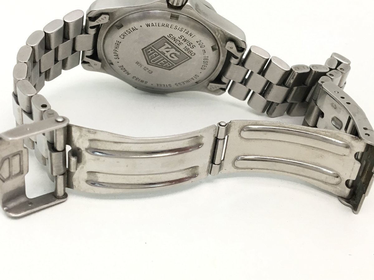  TAG Heuer Professional 200m WK1213 quartz wristwatch men's operation goods used [UW050245]