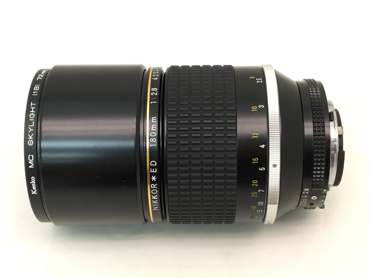 Nikon NIKKOR ED 180mm 1:2.8 一眼レフカメラ用レンズ ジャンク 中古【UW050313】_画像4