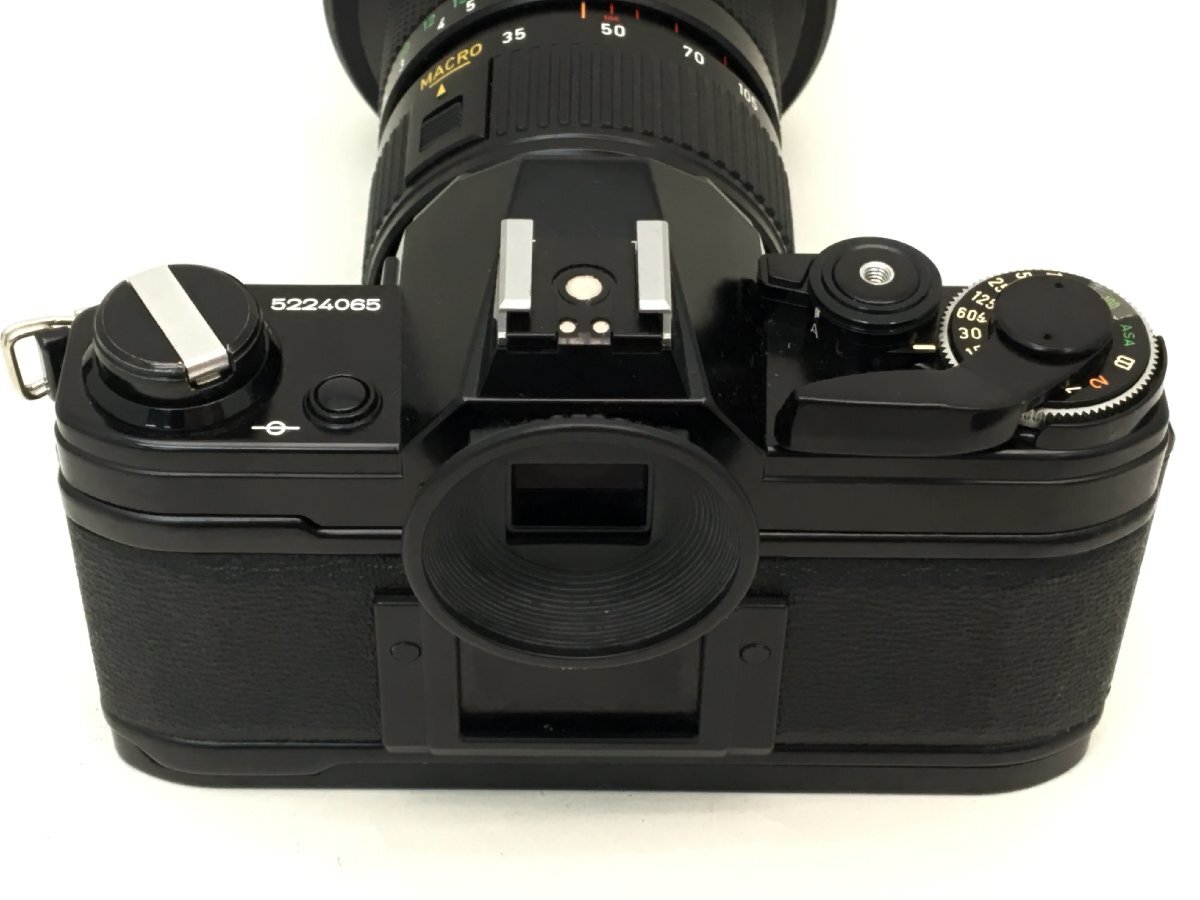 Canon AE-1 / ZOOM LENS FD 35-105mm 1:3.5 一眼レフカメラ 付属品付き ジャンク 中古【UW050307】_画像3