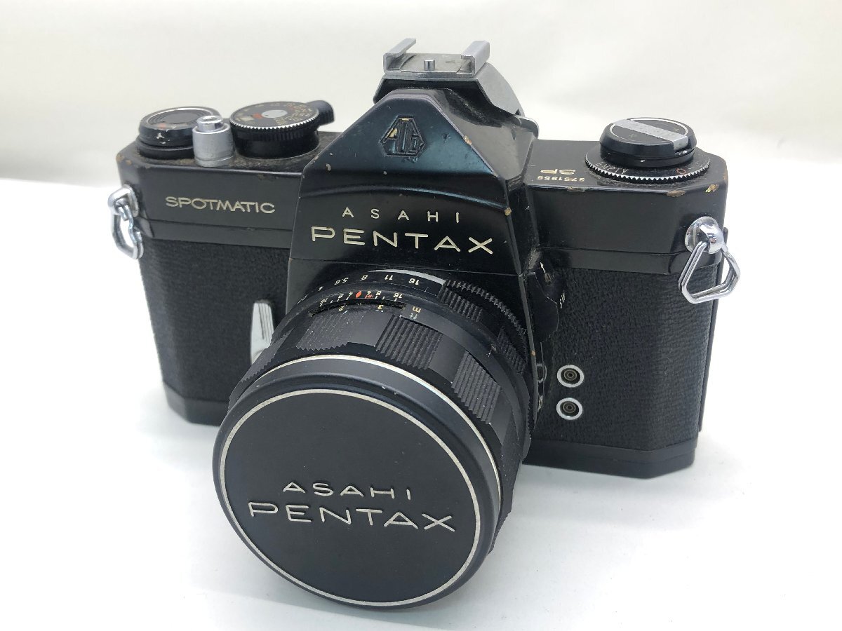 PENTAX SPOTMATIC SP / Super-Takumar 1:1.8/55 一眼レフカメラ ジャンク 中古【UW050339】_画像1