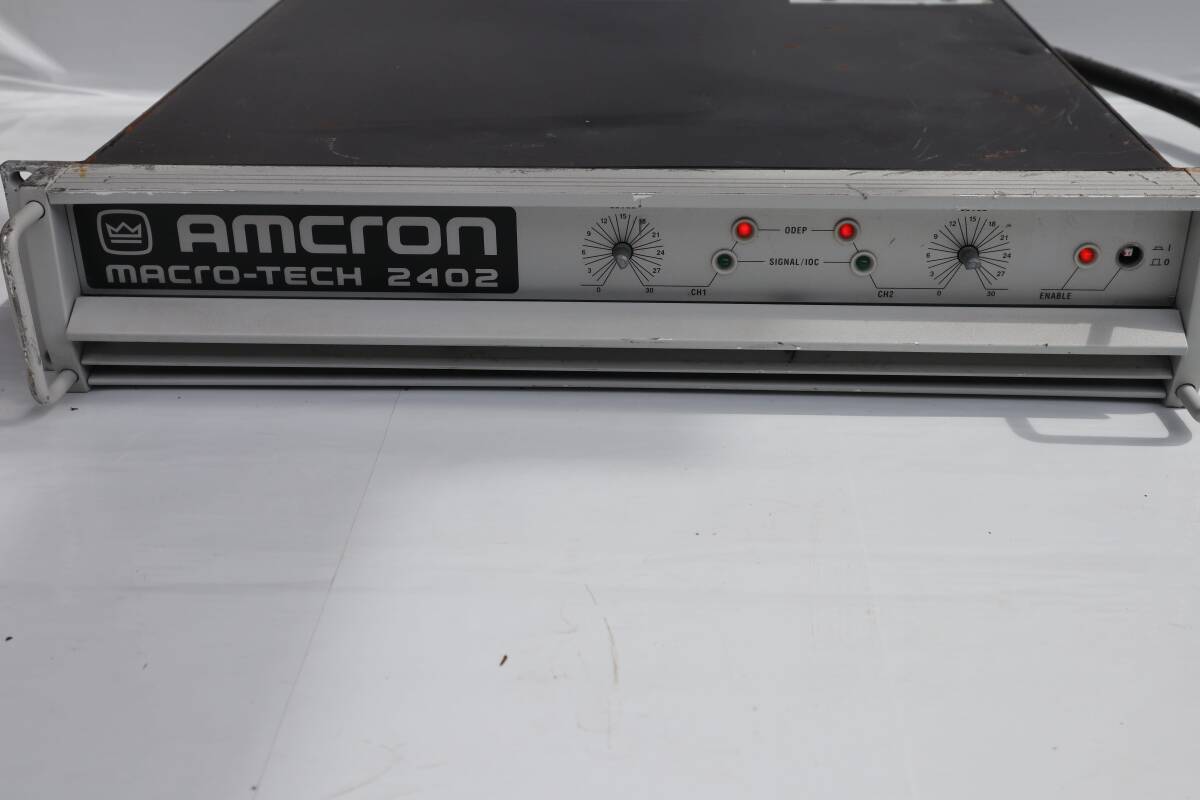 D0874(RK) Y AMCRONamk long MACRO-TECH 2402 power amplifier 