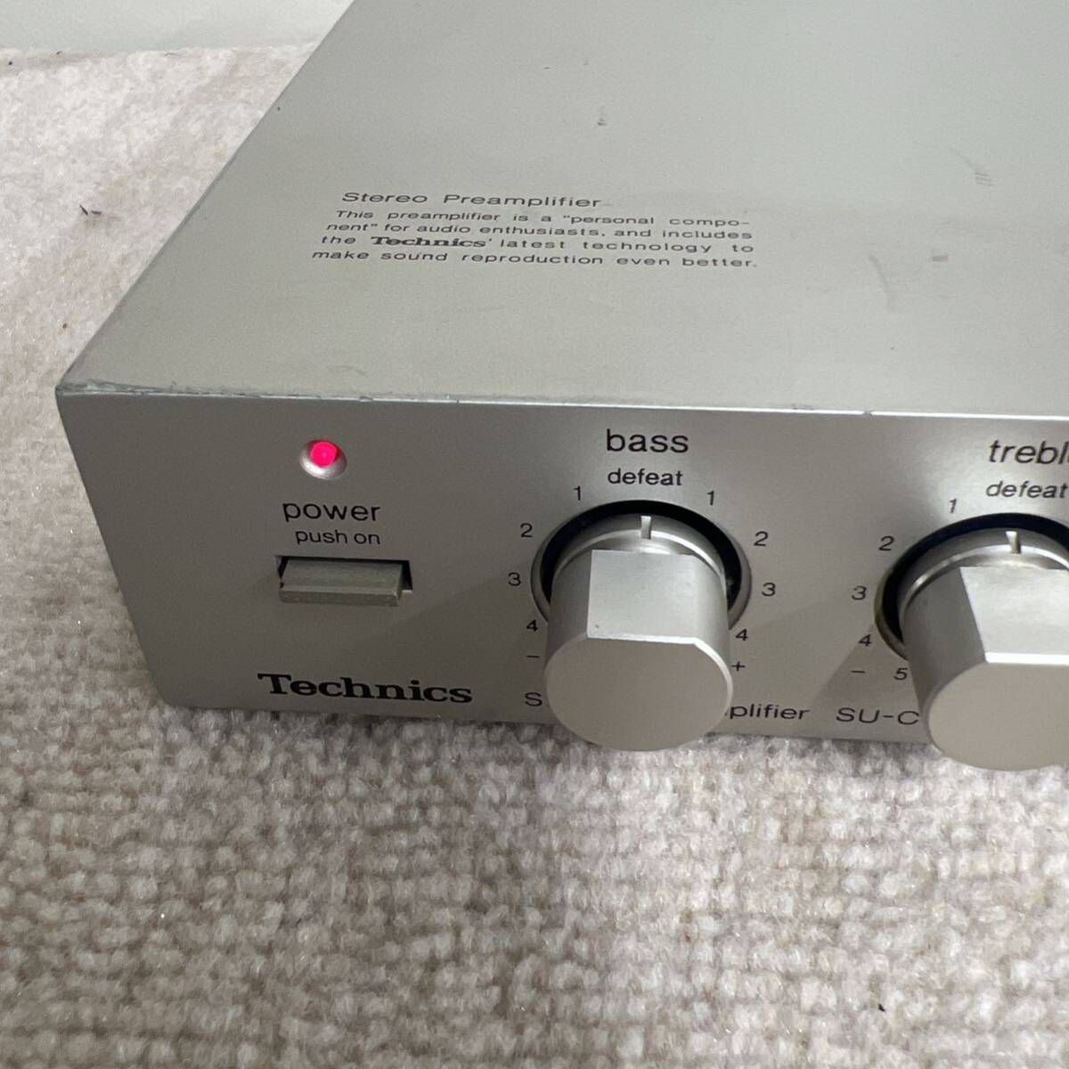 ★Technics テクニクス プリメインアンプ SU-C01 (323)_画像4