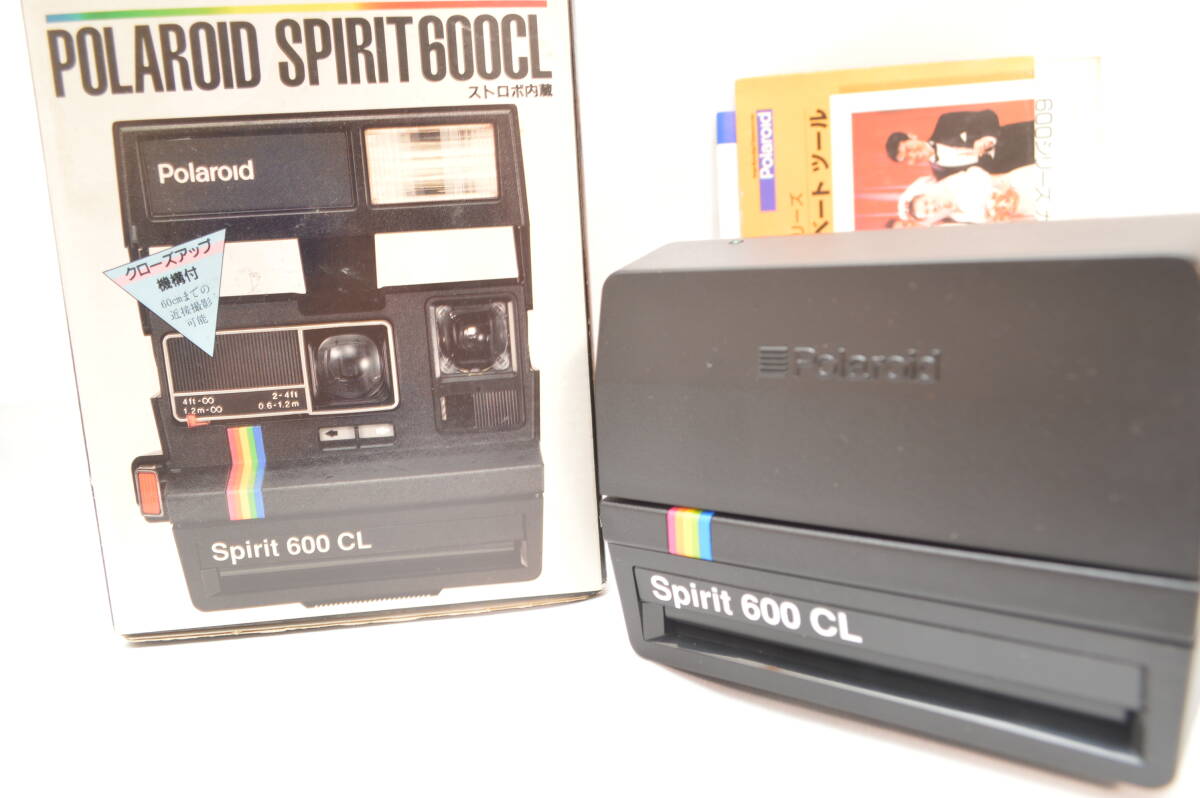 ★希少美品★ Polaroid ポラロイド SPIRIT 600 CL 元箱 取説付属_画像1