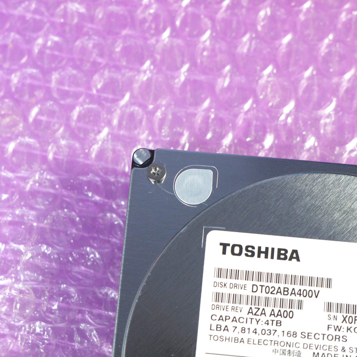 東芝 TOSHIBA DT02ABA400V 4TB 3.5インチ SATA HDD (AVコマンド対応) _画像2