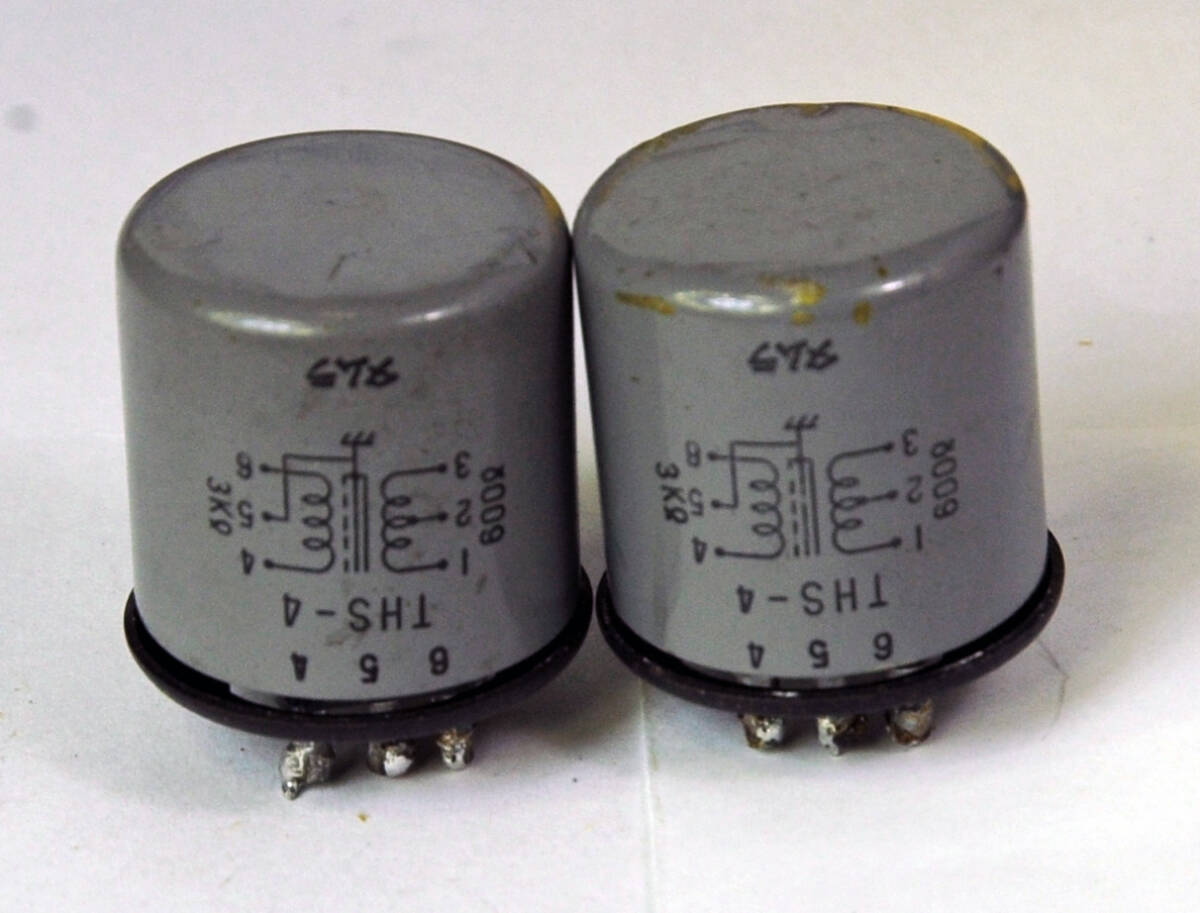 昔、プロの音声信号回路に盛んに使われた田村ライントランス(600-3KΩ)２個の出品です。_画像3