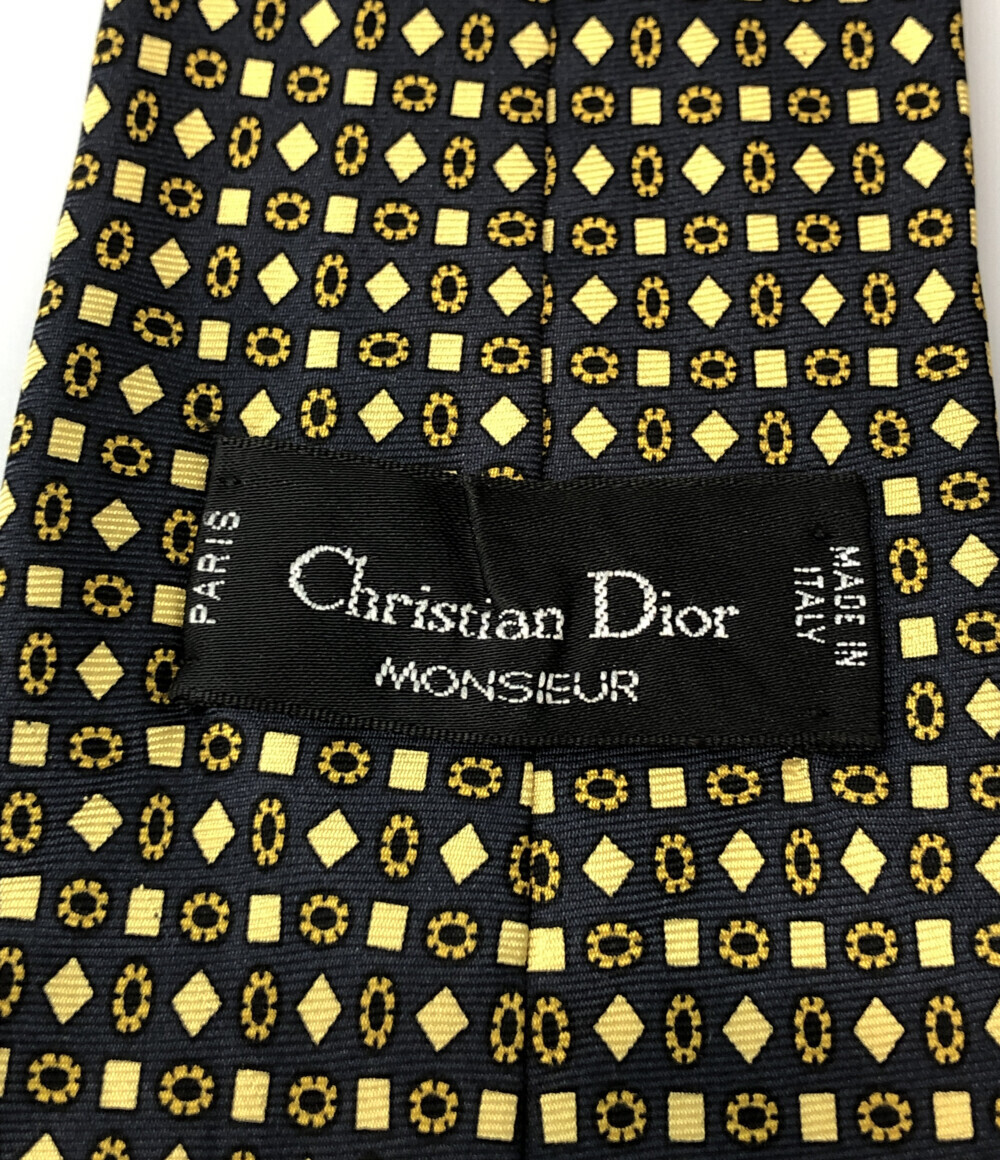 【1円スタート】 クリスチャンディオール ネクタイ シルク100% メンズ Christian Dior_画像4