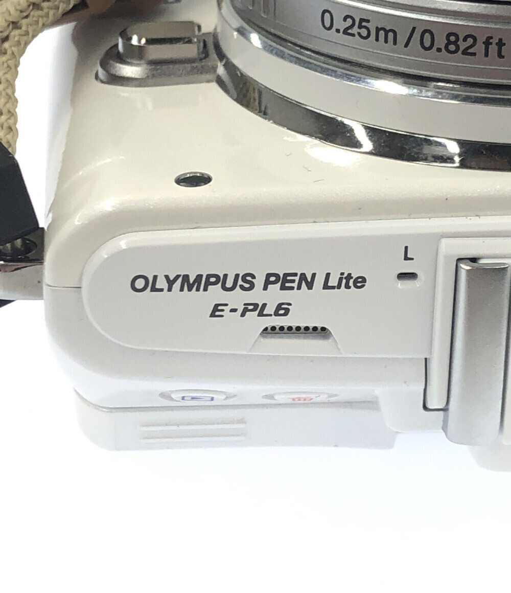 訳あり ミラーレス一眼カメラ PEN Lite ダブルズームキット E-PL6 OLYMPUSの画像6
