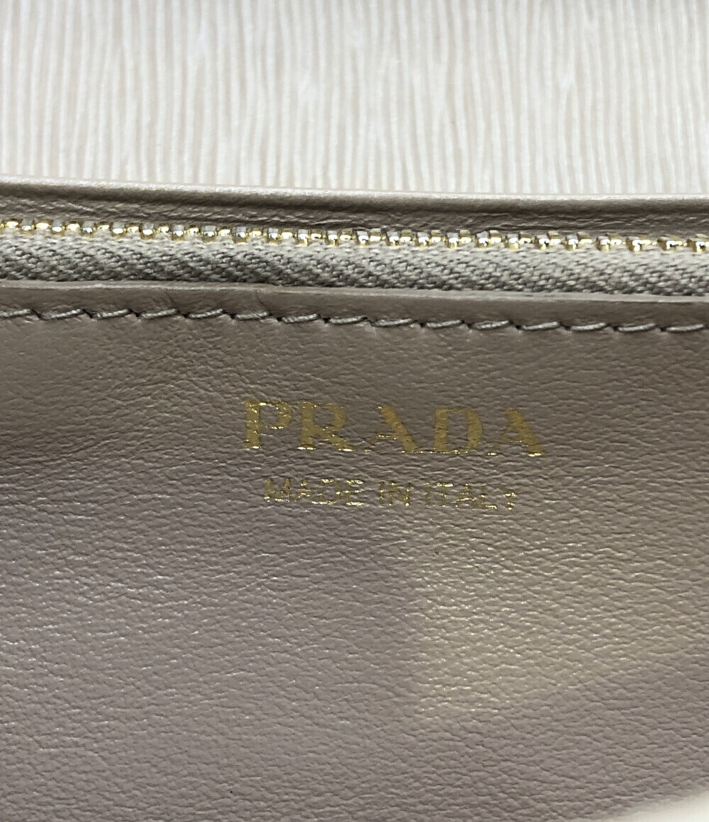 プラダ 長財布 パスケースケース付き 1MH132 サフィアーノ レディース PRADAの画像4