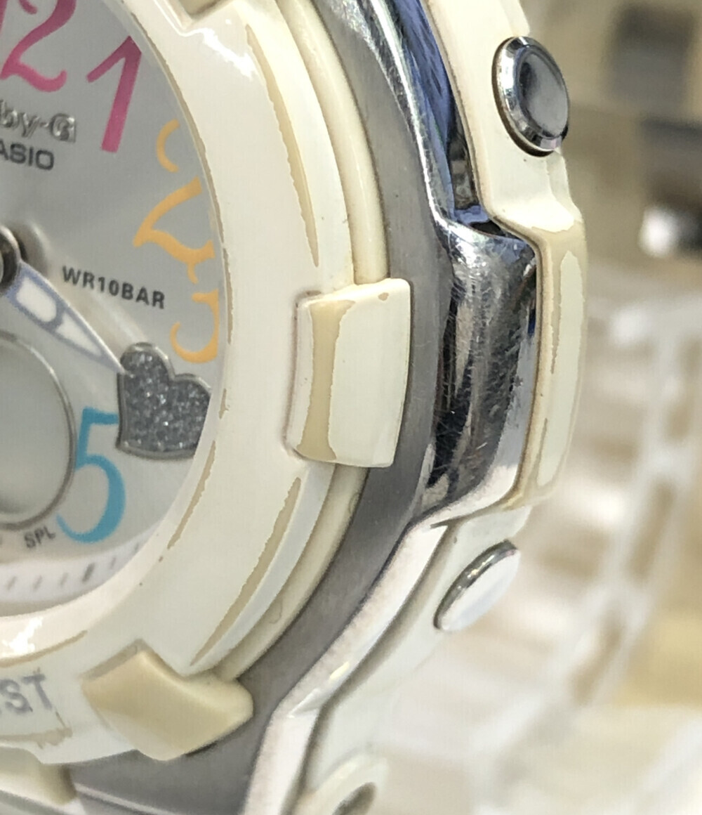 【1円スタート】 訳あり カシオ 腕時計 BGA-116 Baby-G クオーツ シルバー レディース CASIO_画像5