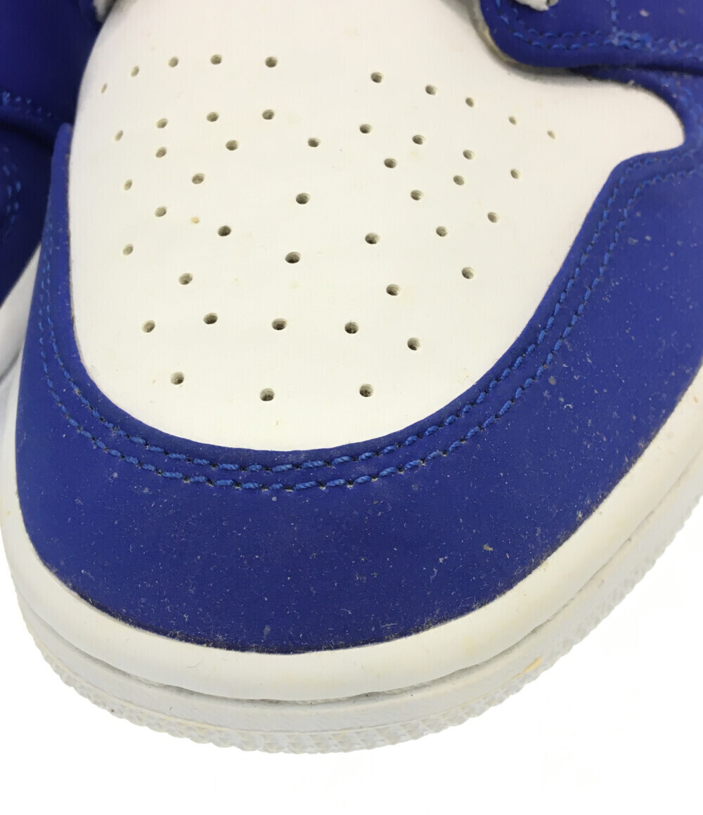 ナイキ ミドルカットスニーカー AIR JORDAN 1 HYPER ROYAL 554724-451 メンズ 27.5 L NIKE_画像6