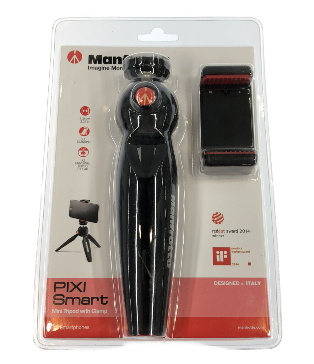 【1円スタート】 ミニ三脚 PIXI Smart MKPIXICLAMP-BK Manfrotto_画像1