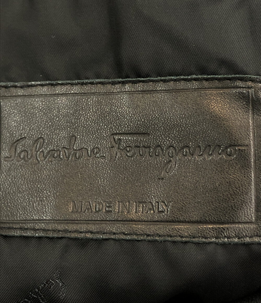 サルバトーレフェラガモ レザーテーラードジャケット メンズ 46 L Salvatore Ferragamo_画像3